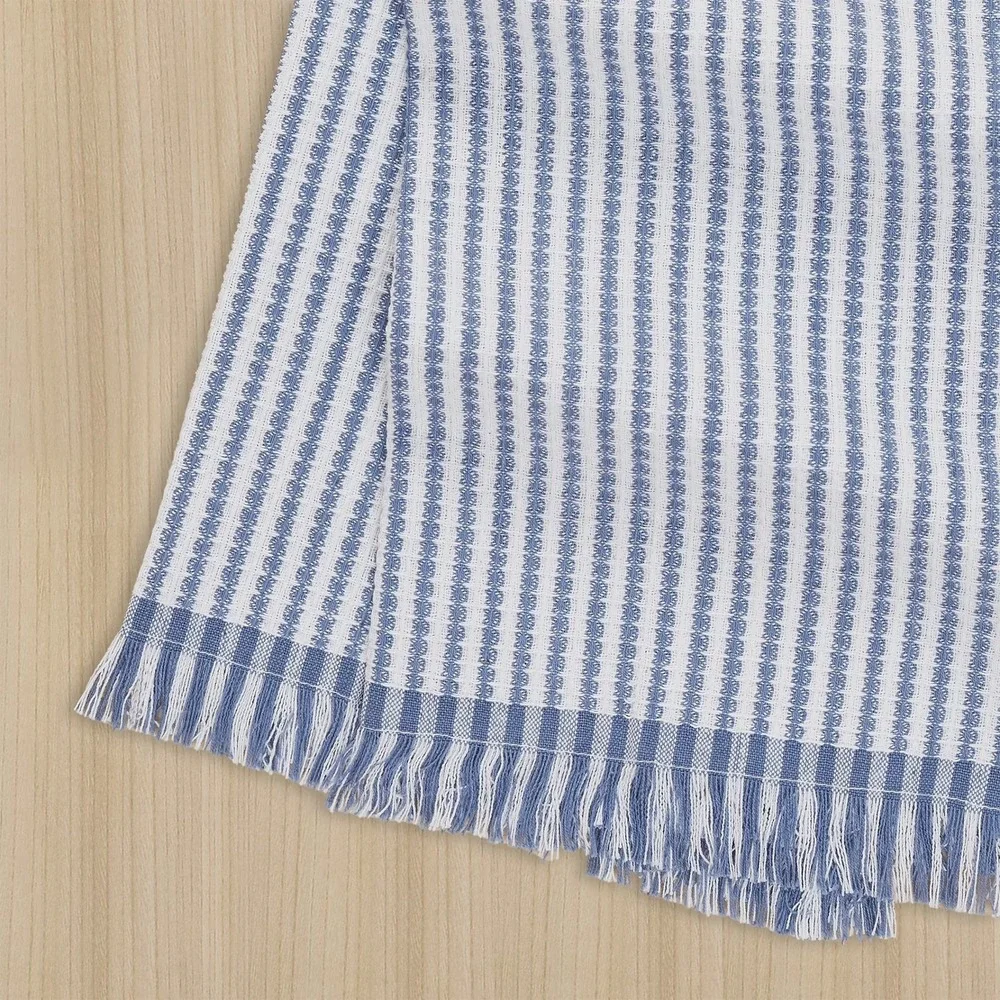 My Texas House Waffle 16x28 Cotton Kitchen Towels, 4pc, Blue White - Walmart